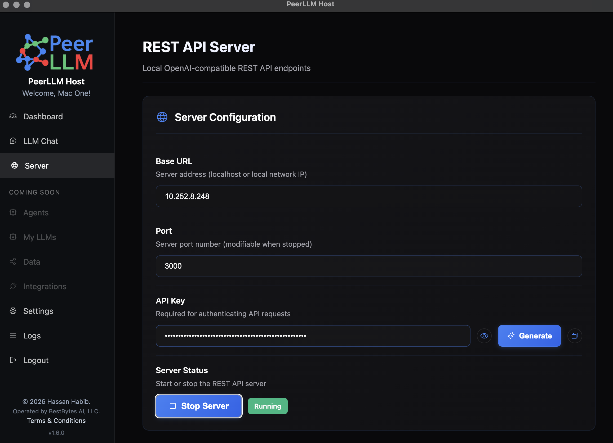Network Server Mode
